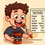 nutritional value of beef pickle